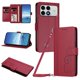 thumbnail image 1 of Funda Cartera Trébol para Xiaomi Poco F8 Pro con Ranuras Tarjetas y Carga Inalámbrica Rojo, 1 of 6