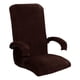 thumbnail image 2 of Funda Giratoria Para Silla De Ordenador Con Superficie De Terciopelo, Funda Para Silla De Ordenador, Marrón Oscuro, 2 of 5
