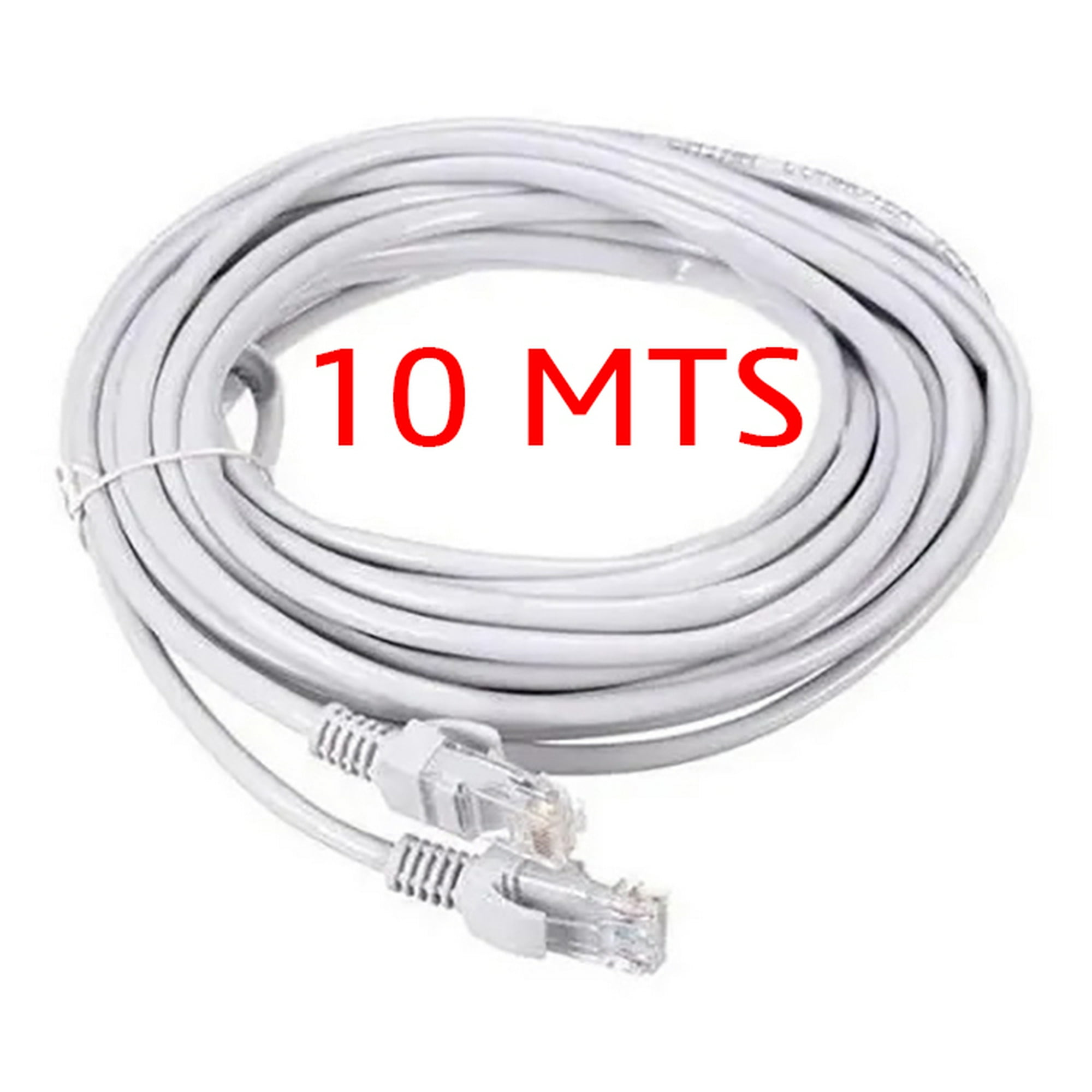 Oem - Cable De Red Rj45 Cat5e 10 Metros 4par Interior Armado