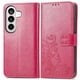 thumbnail image 1 of Funda Sintética FOXDOCK para Samsung Galaxy S26 | Función de Billetera y Soporte | Protección Completa-rojo, 1 of 6