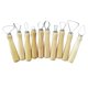 thumbnail image 1 of 10 piezas / conjunto herramientas de escultura de barro cerámica tallado cuchillos kits, 1 of 5