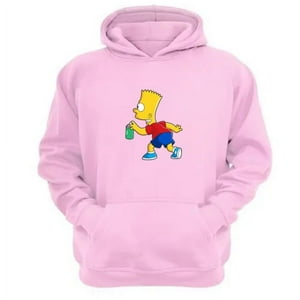 Genérico - Polerón Canguro Travieso Amarillo Dibujos Animados Rosa Talla L Unisex
