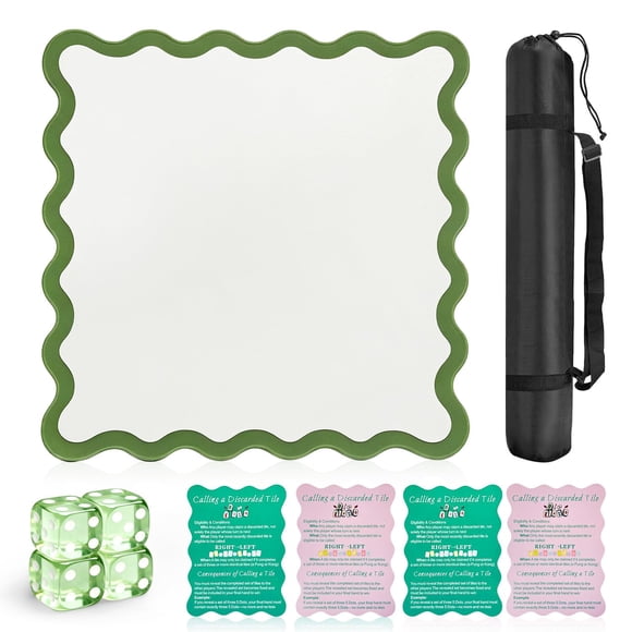 Alfombra de Mahjong ZWFCGMMBC 82 cm Verde Antideslizante