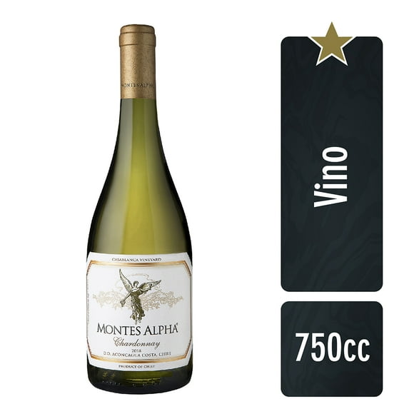 Vino Montes Alpha Chardonnay 750cc 1 Unidad