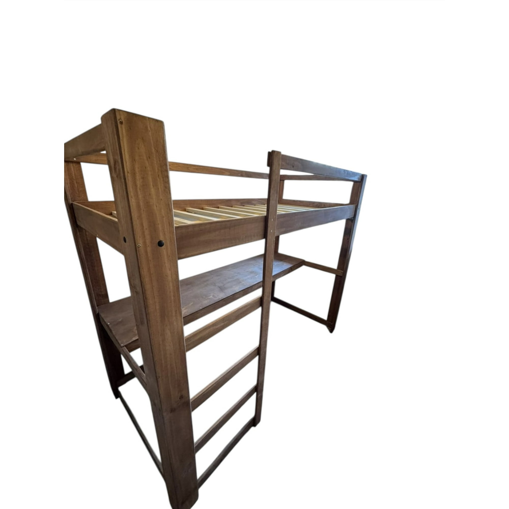 Myr - Cama Alta Con Escritorio 1 Plaza