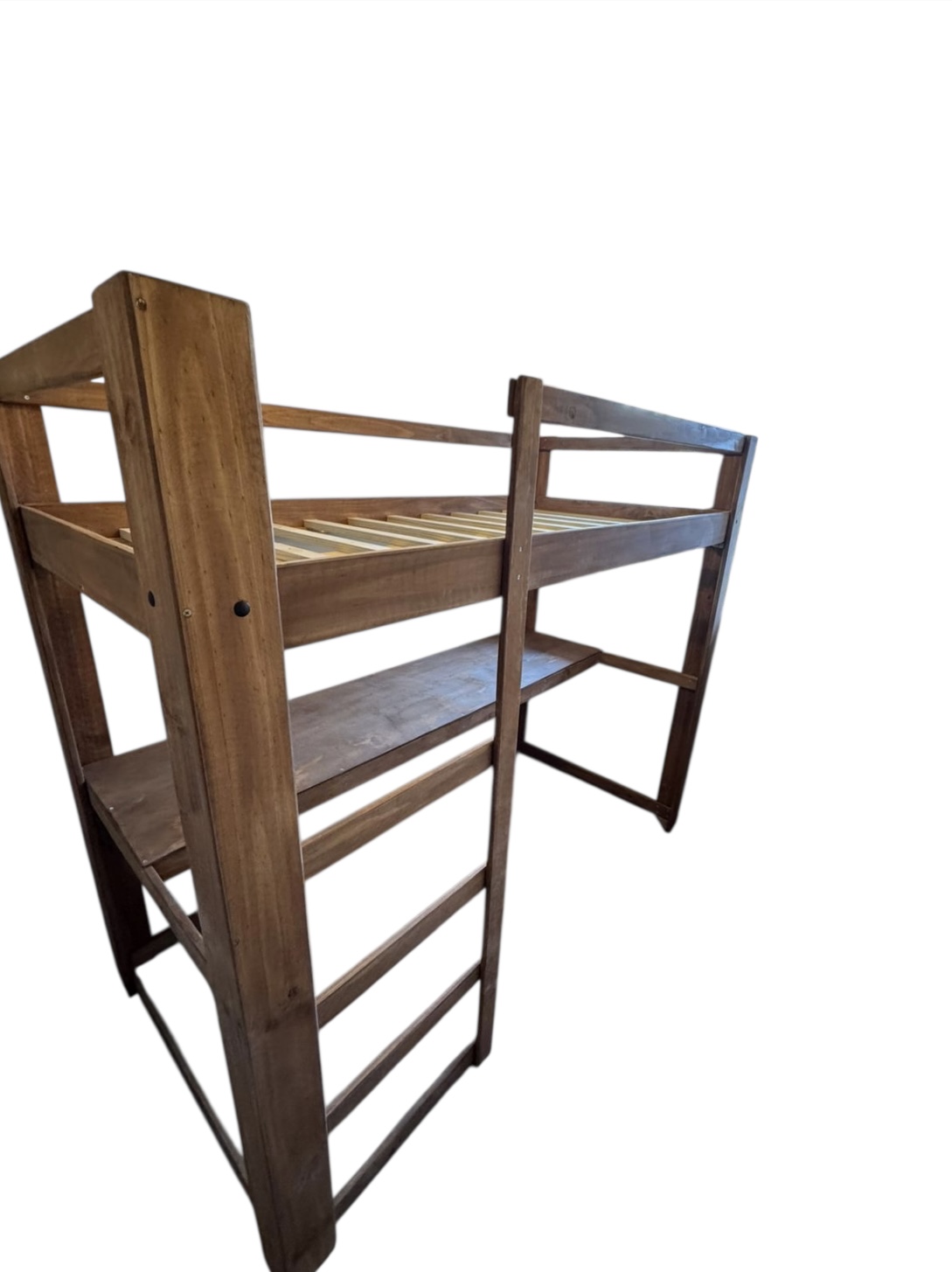 Myr - Cama Alta Con Escritorio 1 Plaza