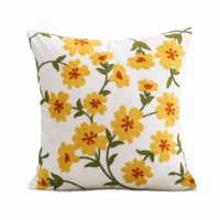 Genérico - Fundas De Cojines Bordadas A Elección 45X45 Diseño 41 Color Blanco