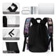 thumbnail image 5 of Genshin Impact: Mona Chica Anime-theme Backpack, Campus style schoolbag Bookbag with Adjustable Shoulder Straps And Large Zip Compartment, Unisex Travel Bags.42x30x15cm, 5 of 6