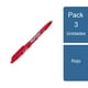 thumbnail image 1 of Pack 3 Lápiz Gel Frixion Ball Punta Media 0.7mm Rojo, 1 of 2