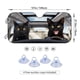 thumbnail image 2 of 1pc Funny Animal Black Cat Driver Car Windshield Sunshade Foldable Car Window Sunshade Block UV Strap 4 Free Suction Cups, 2 of 2