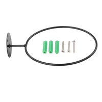 Ioensy - Soporte De Mano Para Pelota De Baloncesto, Estante De Almacenamiento De Metal Para Exhibición De Montaje En Pared, Negro