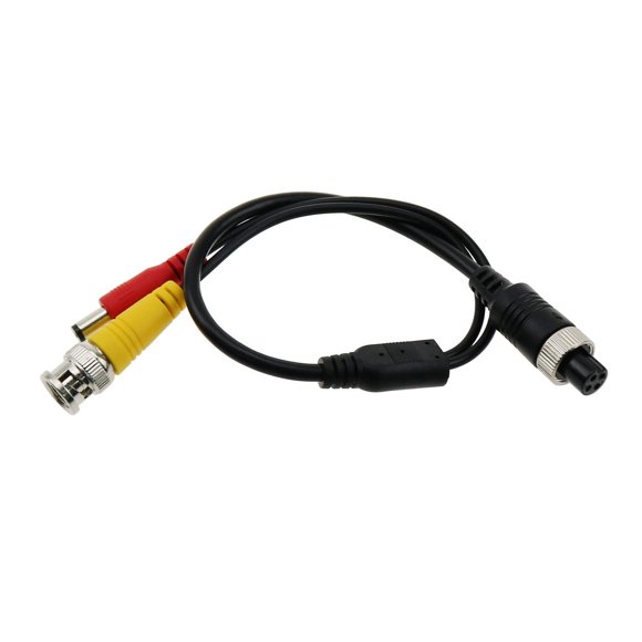 Cable ZZHXSM M12 a BNC+DC 35 cm 4P hembra a macho