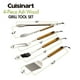 thumbnail image 2 of Juego de herramientas para asar Cuisinart CGS-1100 con espátula, pinzas, tenedor y cepillo, 2 of 3