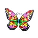 thumbnail image 1 of Decoración de pared Escultura Decoración Mariposas, Decoraciones colgantes, Decoración de pared de mariposa de metal decorativa artística para patio, Estilo B, 1 of 5