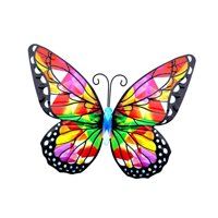 Magideal - Decoración De Pared Escultura Decoración Mariposas, Decoraciones Colgantes, Decoración De Pared De Mariposa De Metal Decorativa Artística Para Patio, Estilo B