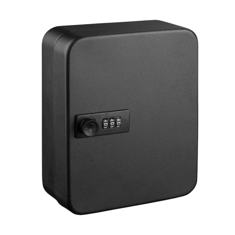 Magideal - Caja De Bloqueo De Almacenamiento De Llave Con El Código Del Gabinete De Llave Con Administración De Llave De Bloqueo Con Un Número De Accesorios Univ 72 Tarjetas Clave