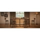 thumbnail image 3 of Bar Table Set with 2 Bar stools PU Soft seat with backrest, Rustic Brown, 43.31'' L x 15.75'' W x 35.43'' H., 3 of 3