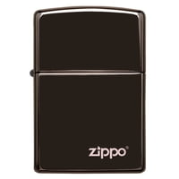 Encendedor Zippo 24756Zl Classic High Polish Black With Zippo Logo