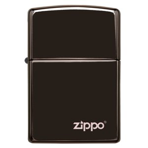 Encendedor Zippo 24756Zl Classic High Polish Black With Zippo Logo