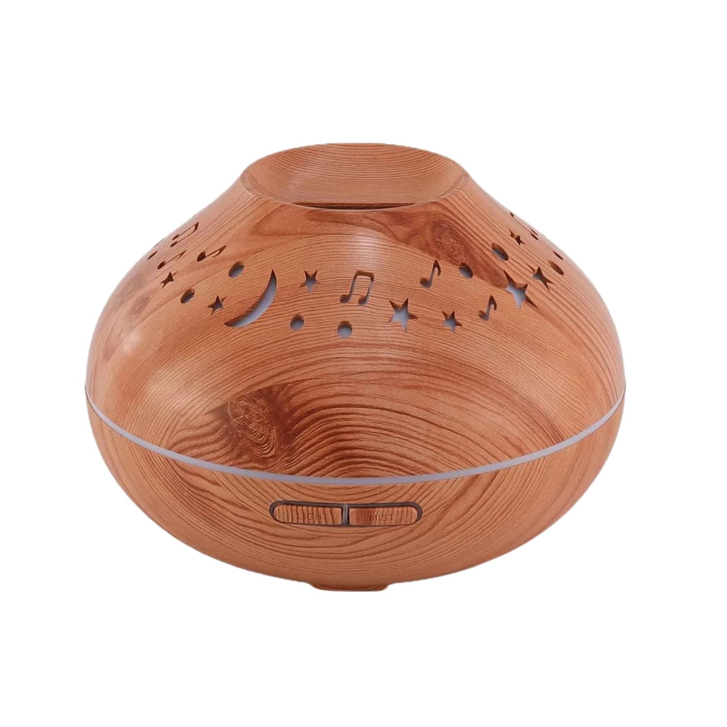 Disparo - Humidificador Difusor De Aire Cafe Luna Y Estrellas Led Hogar