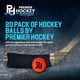 thumbnail image 4 of Pelotas de hockey Premier Sports, paquete de 20, baja rebote, color naranja, 4 of 6