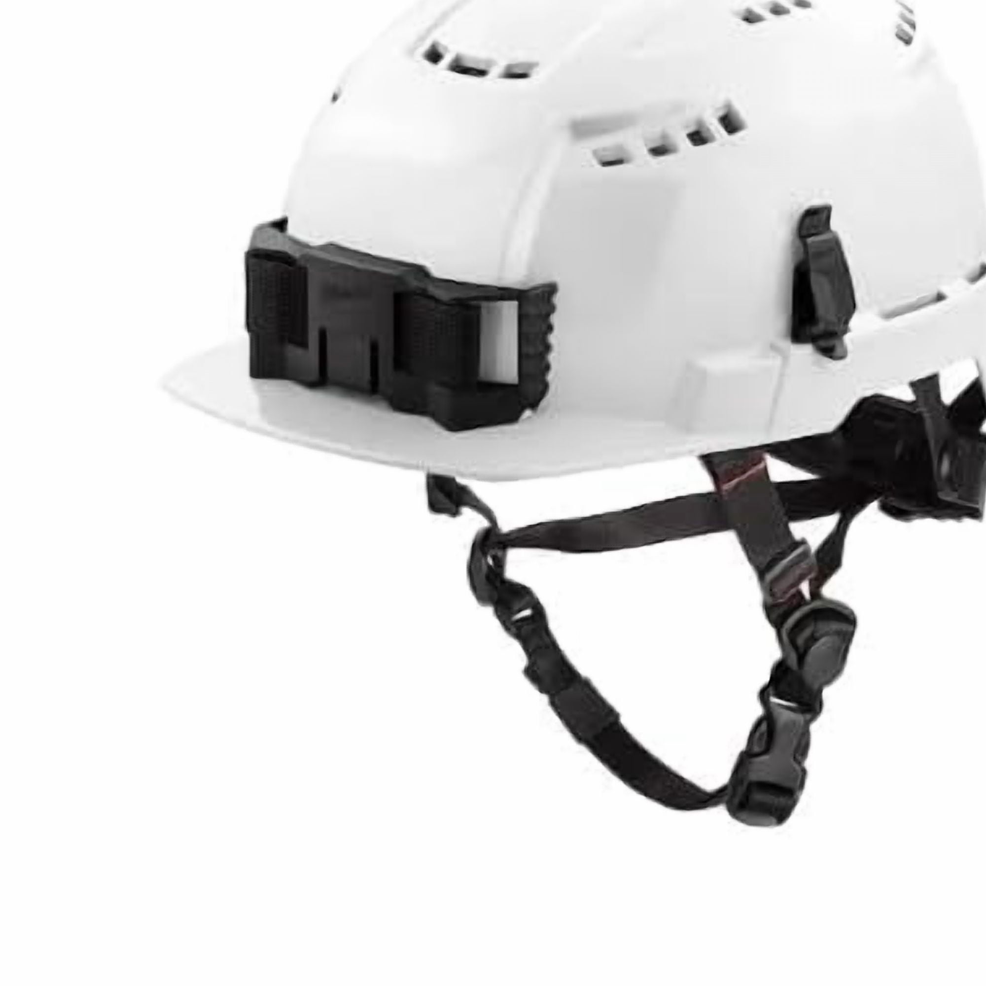 Casco De Seguridad Milwaukee Electric Blanco Con Ala Delantera Ventilada
