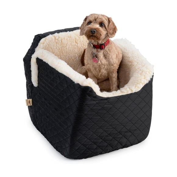 Asiento para mascotas Snoozer Lookout I talla S negro acolchado