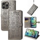 thumbnail image 2 of Funda Cartera FOXDOCK para iPhone 14 Pro , Flip PU con Relieve de Gatos y Perros, Tarjetero y Soporte, 2 of 6