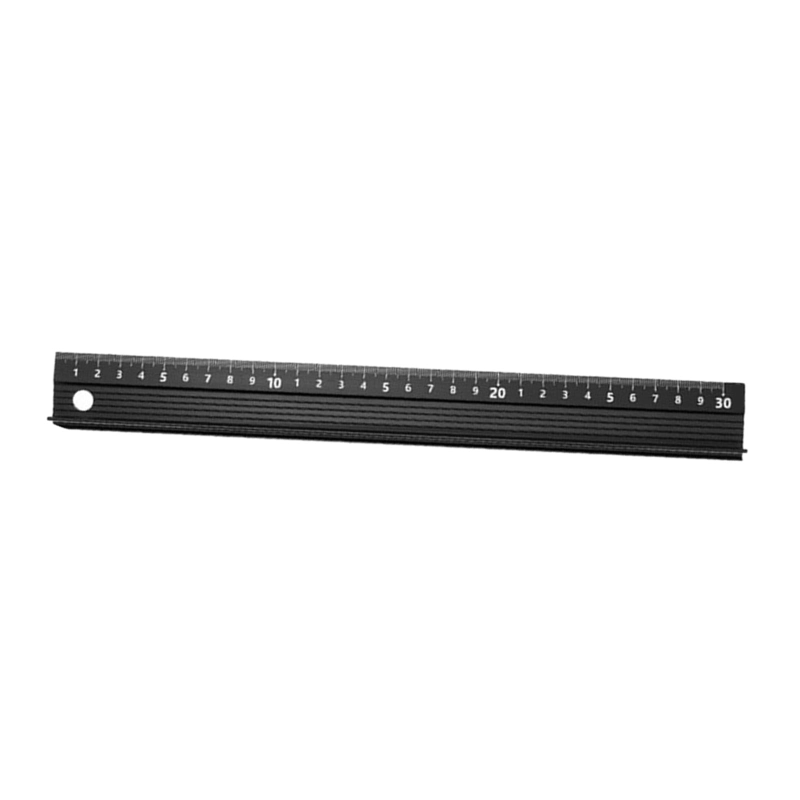 Bothyi - Regla De Corte Medidas De Seguridad Anticorte Regla Auxiliar De Corte Resistente 30cm