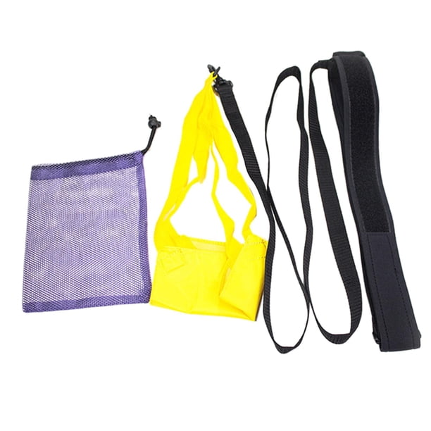 Paracaídas de Natación, Equipo de Cinturón de Resistencia para Natación, Dispositivo para Principiantes, Entrenamiento de Velocidad, Paracaídas Portát 20 centímetros