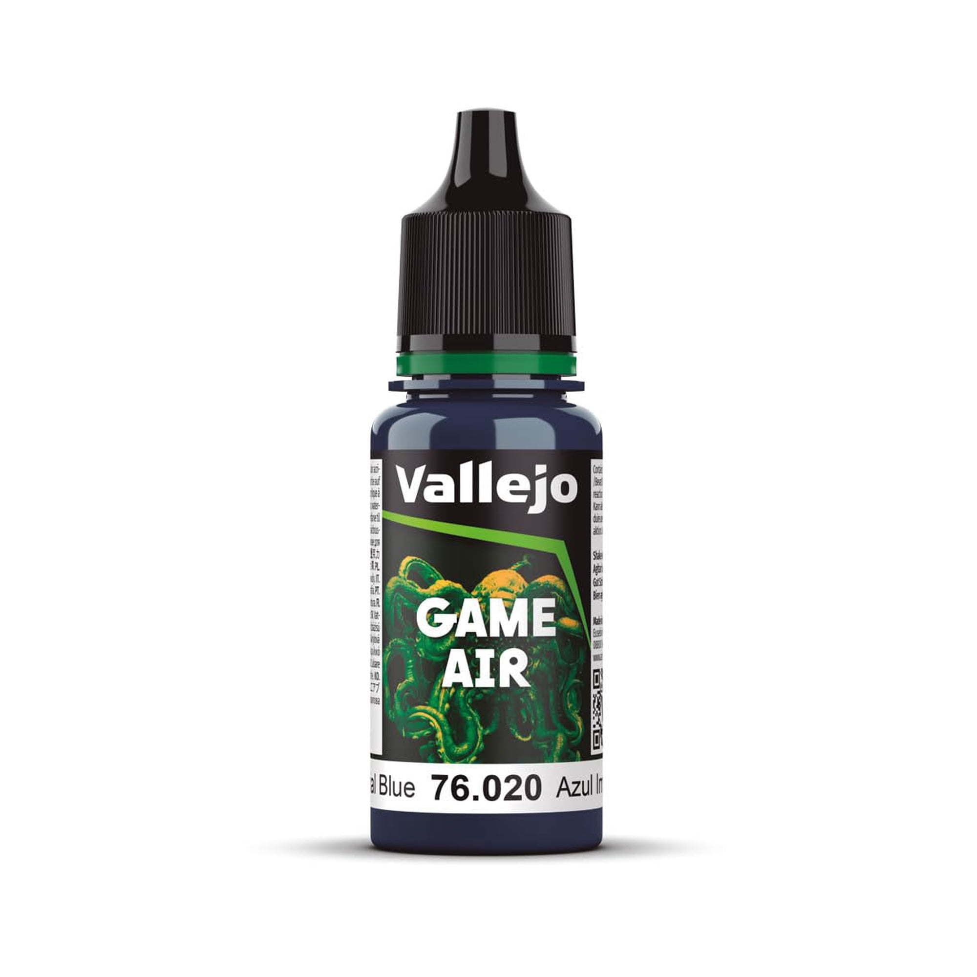 Paint Vallejo Game Air Imperial Blue, 18 Ml, Para Aerógrafo