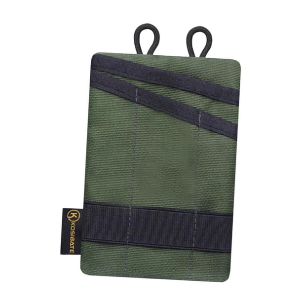 Bolsa multiusos EDC para artículos de tocador, organizador de herramientas, bolsa de almacenamiento para exteriores, bolsa de almacenamiento, organizador de bolsillo Verde