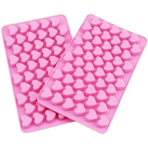 Genérico - Pack X2 Molde Silicona Moldes Silicona Reposteria 55 Corazon