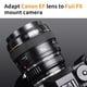 thumbnail image 2 of Adaptador de montura de objetivo K&F Concept EOS EF/EFS a Fuji FX, 2 of 7