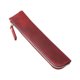 thumbnail image 1 of Estuche De Lápices De Cuero Sintético, Elegante, Compacto, De 7,8 X 1,7 Pulgadas, Color Rojo, 1 of 5