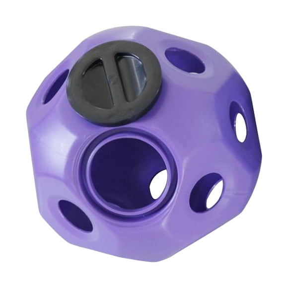 Fun 15.7" Horse Treat Ball Horse Toys Feed Ball Feeding Toy Multiusos Púrpura