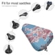 thumbnail image 3 of Flor de Cerezo Funda de Asiento de Bicicleta Impermeable, Cojín Elástico Suave, Protector contra Lluvia, Polvo y UV, 3 of 6