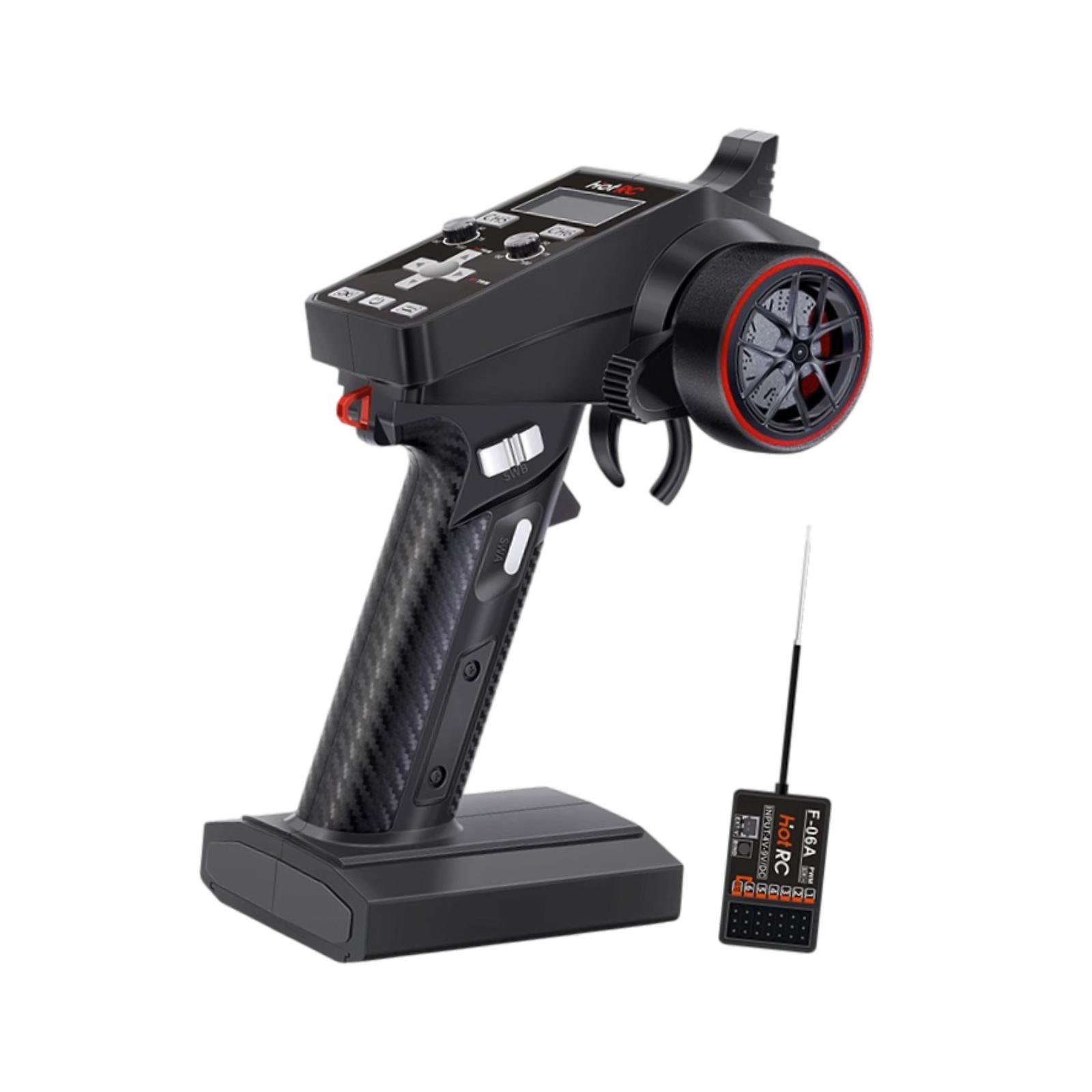 Magideal - 6 Canales Rc El Remitente Del Controlador De Automóvil Con Función De Bloqueo Del Destinatario Piezas De Juguete Rc Para Piezas De Repuesto De Automóv