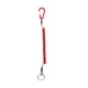 thumbnail image 4 of Cordones De Pesca Retráctiles Seguros En Espiral Para Aparejos De Escalada En Bicicleta Rojo, 4 of 4