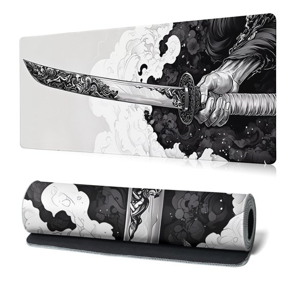 Alfombrilla de Ratón Gaming Extendida Xialiannai 80x30 cm Negra