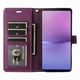 thumbnail image 2 of FOXDOCK Funda tipo Cartera para Sony Xperia 10 V – Cubierta de Cuero PU con Múltiples Ranuras, Bolsillo para Efectivo y Correa de Muñeca, 2 of 6