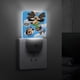 thumbnail image 4 of Augie Doggie y Papi Doggie Luz nocturna LED con sensor de anochecer a amanecer para dormitorio, baño, pasillo, escaleras - Lámpara LED nocturna de enchufe, 0.5W - 1 pieza, 4 of 6