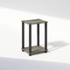 thumbnail image 5 of Mesa de Noche Furinno Simplistic de 2 Niveles en Roble Francés, 5 of 6