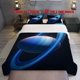 thumbnail image 1 of 3pcs Space Planet Themed Bedding Set Duvet Cover and Pillowcases, 1 of 5