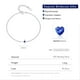 thumbnail image 2 of Pulsera HESHPAWS S925 Sterling Silver Cross Ajustable Azul, 2 of 3