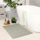 thumbnail image 3 of REGALWOVEN Alfombra de Baño de Algodón, Alfombra de Piso Absorbente de Lujo para Toallas de Baño de Hotel Spa Ducha Verde 16" x 24", 3 of 7