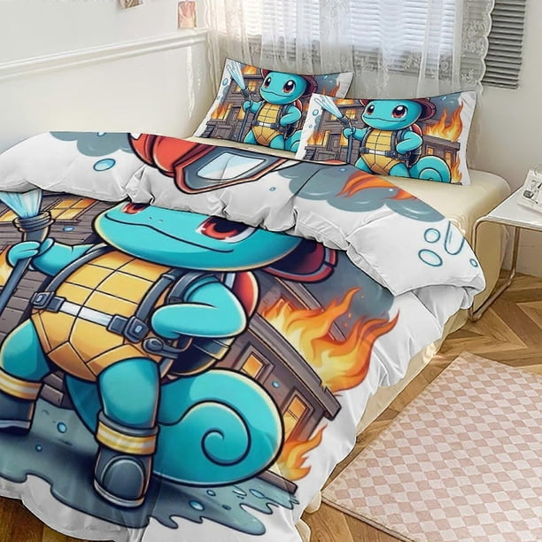 Juego De Ropa De Cama Con Estampado De Ardilla Funda Nórdica Y Fundas De Almohada De 3 Piezas Para Mujeres Hombres Y Adolescentes