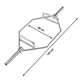 thumbnail image 2 of Barra Trap Bar Hexagonal Olímpica 50mm de Acero Cromado, 2 of 2
