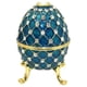 thumbnail image 4 of Caja De Baratija De Huevo De Estilo Retro Decoración Niñas Mujeres Para Pascua Año Nuevo Azul, 4 of 5