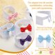 thumbnail image 3 of Uxcell Pajarita para Perro, Pajarita de Esmoquin con Collar Ajustable Collar de Mascota Lindo Pajarita Elegante con Gancho y Bucle (Algodón, L, Azul Claro), para Boda de Mascota Bandana Cumpleaños, 3 of 7
